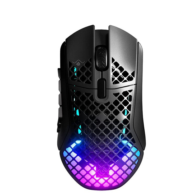 Accessoires SteelSeries Aerox 9 Wireless Souris Gaming - Ultra-légère 89 g - MMO/MOBA - 18 Boutons réglables - Bluetooth/2,4 GHz - Batterie 180 h - Résistante à l’Eau IP54 - PC/Mac Accessoires SteelSeries Aerox 9 Wireless Souris Gaming - Ultra-légère 89 g - MMO/MOBA - 18 Boutons réglables - Bluetooth/2,4 GHz - Batterie 180 h - Résistante à l’Eau IP54 - PC/Mac